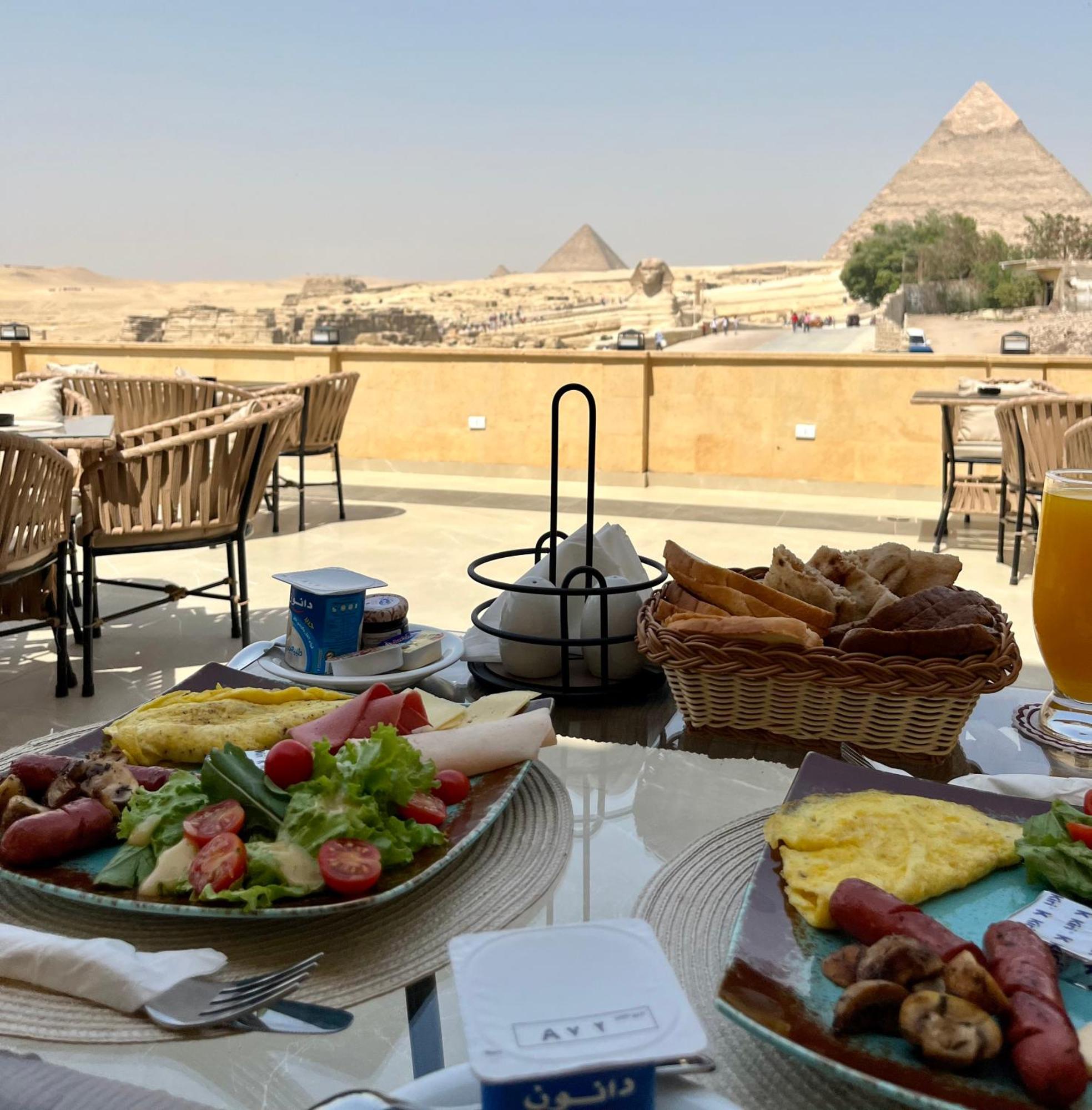 The Gate Hotel Front Pyramids & Sphinx View Kafrat al Jabal Luaran gambar