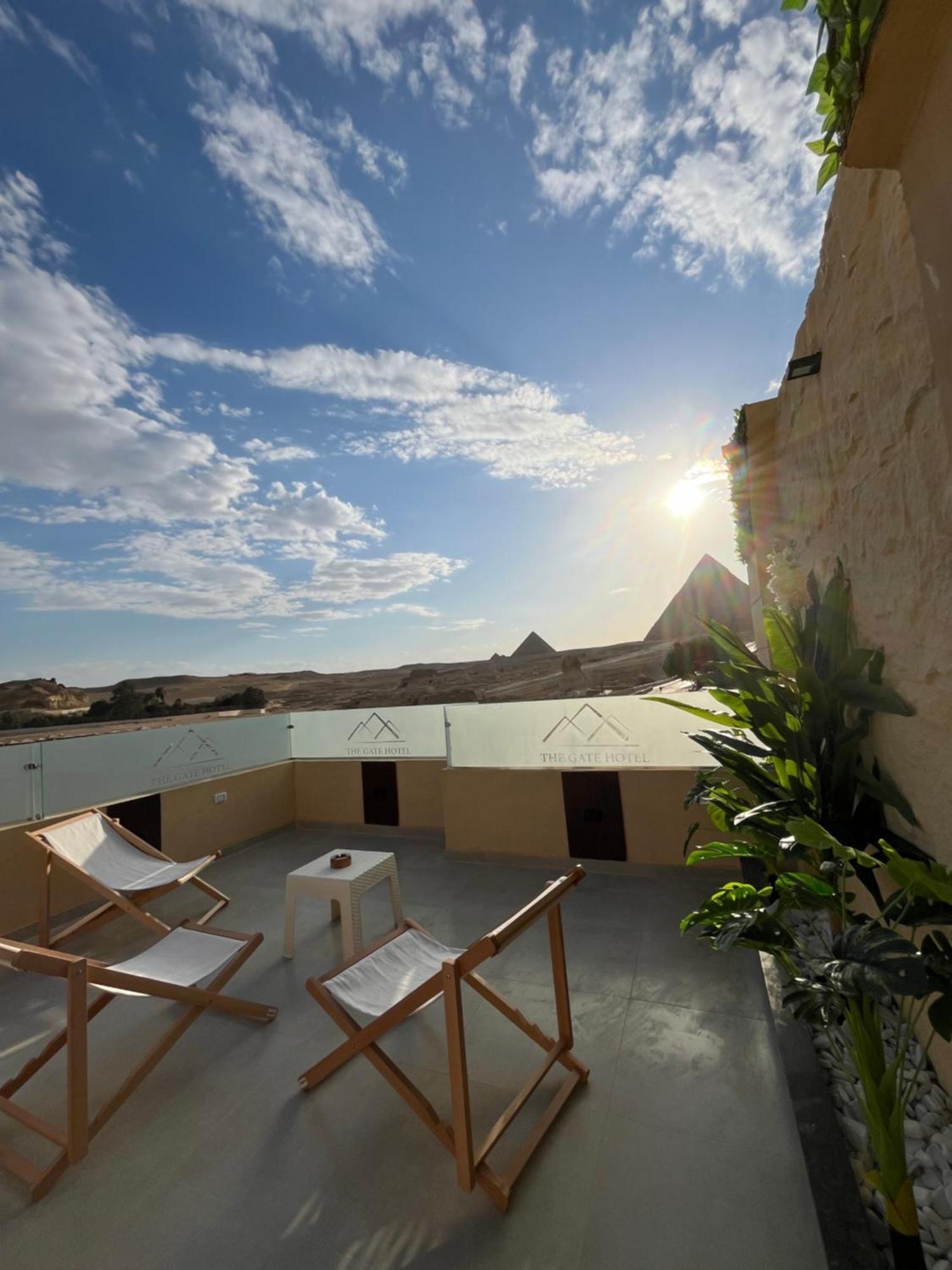 The Gate Hotel Front Pyramids & Sphinx View Kafrat al Jabal Luaran gambar