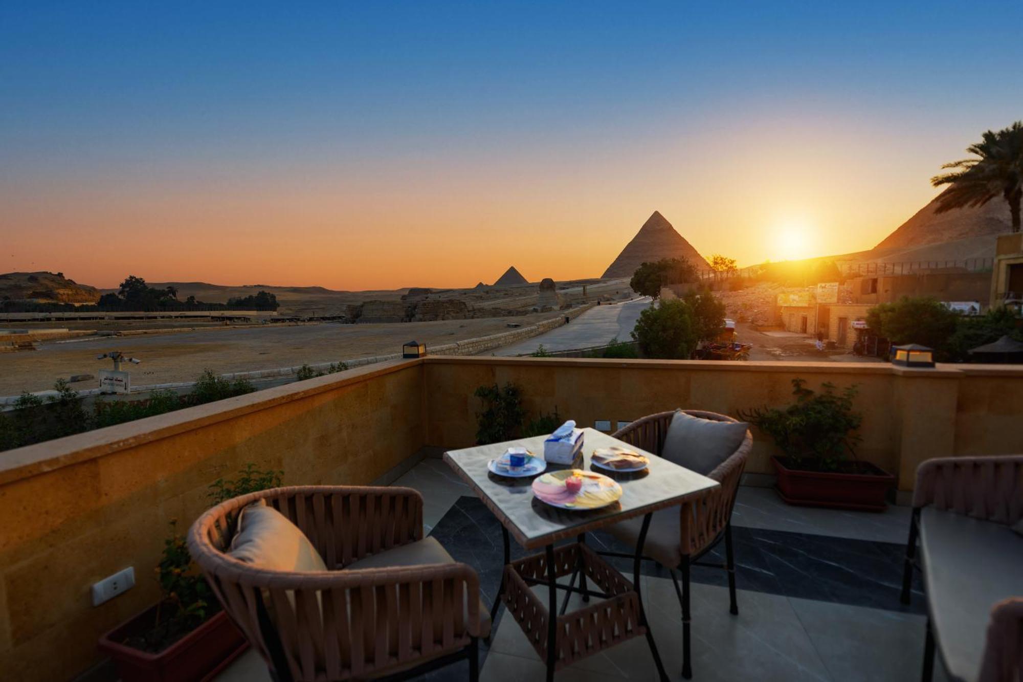 The Gate Hotel Front Pyramids & Sphinx View Kafrat al Jabal Luaran gambar